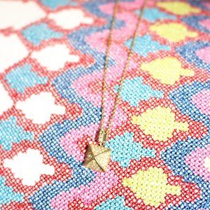 Michael Kors gold pave necklace